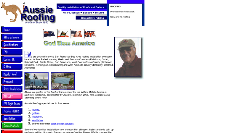 Aussie Roofing--Marin County Roof and Gutter Contractor