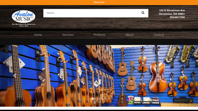 Welcome to Avalon Music, Wenatchee, Washington