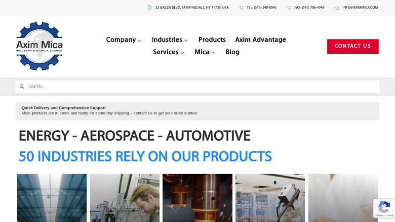 Mica Sheets, Paper & Insulating Materials Suppliers - Axim Mica