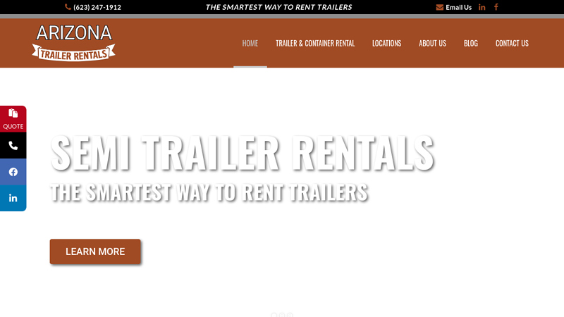 Arizona Trailer Rentals - Dry Van Semi-Trailer Rental & Leasing