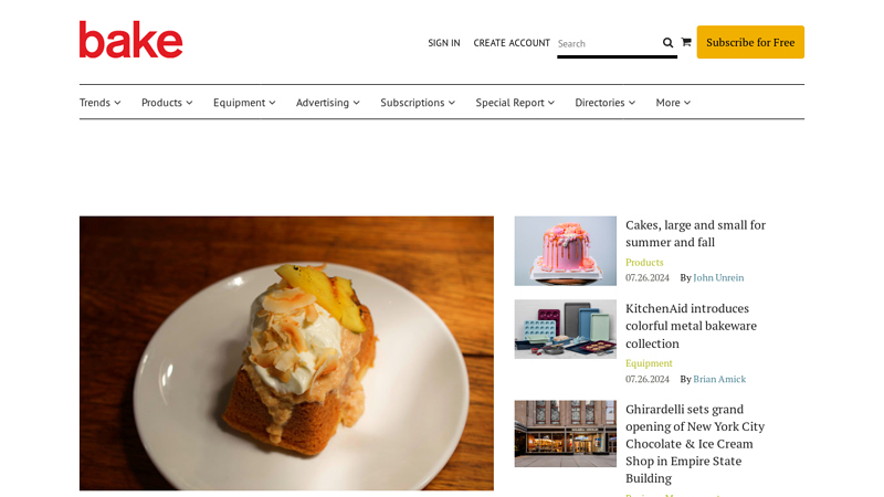 Baking news | Bake | Bake Magazine