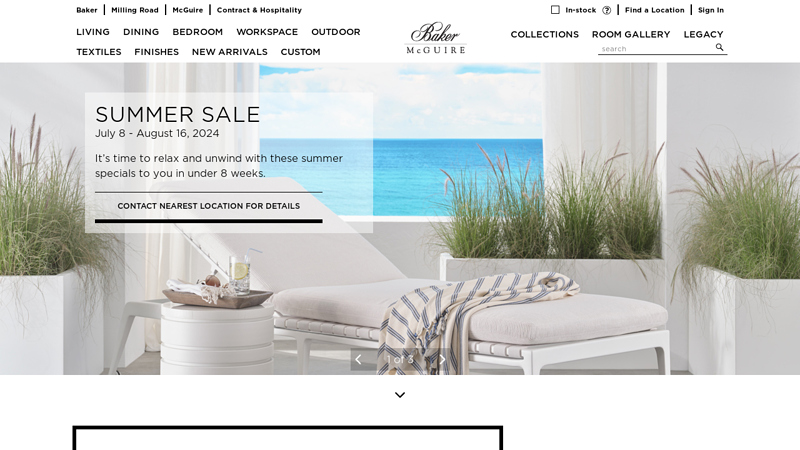 Contemporary Furniture for Living, Dining, Bedrooms and Workspace | Baker-McGuire Furniture