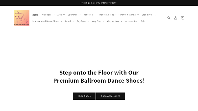 Ballroom Dance Shoes and Accessories C ballroomshoes.com