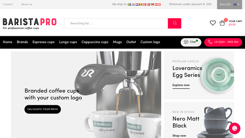 Barista Pro - For professional wholesale coffee cups
