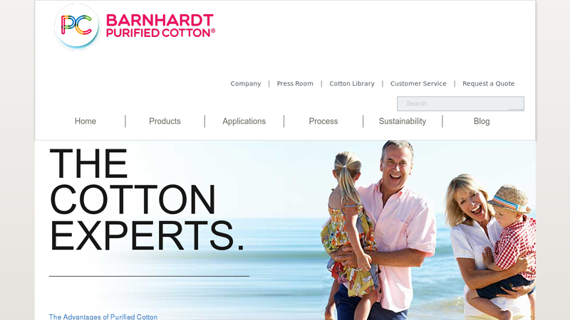 Purified Cotton Fiber Manufacturer | Barnhardt Natural Fibers