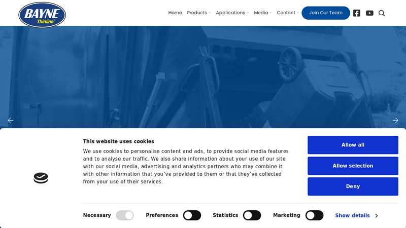Garbage Truck Lifters & Commercial Waste Lifters by Bayne