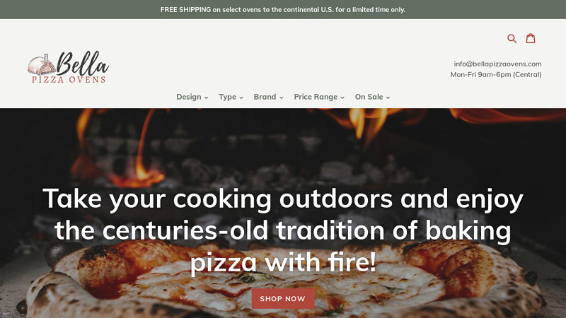 High-Quality Outdoor Pizza Ovens | Bella Pizza Ovens