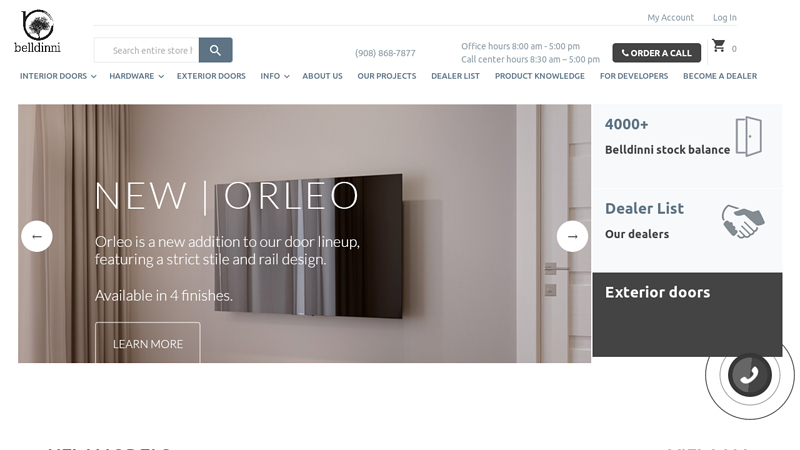 Belldinni Inc Prefinished Interior Doors Manufacturer
