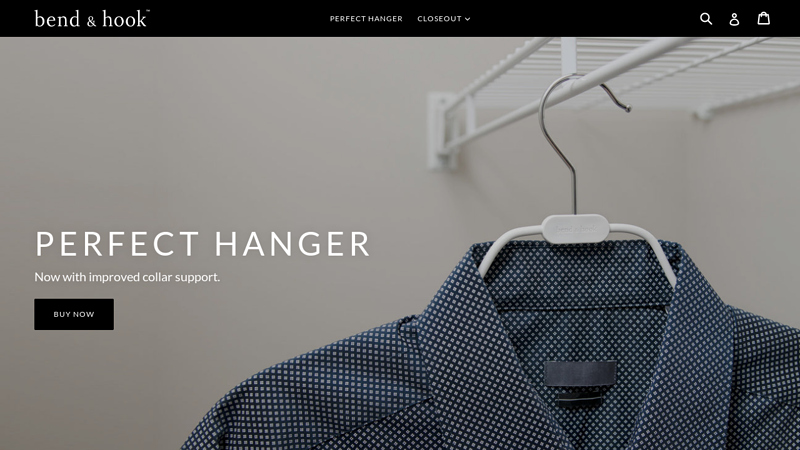 Bend & Hook | Perfect Hanger - Time to upgrade your closet