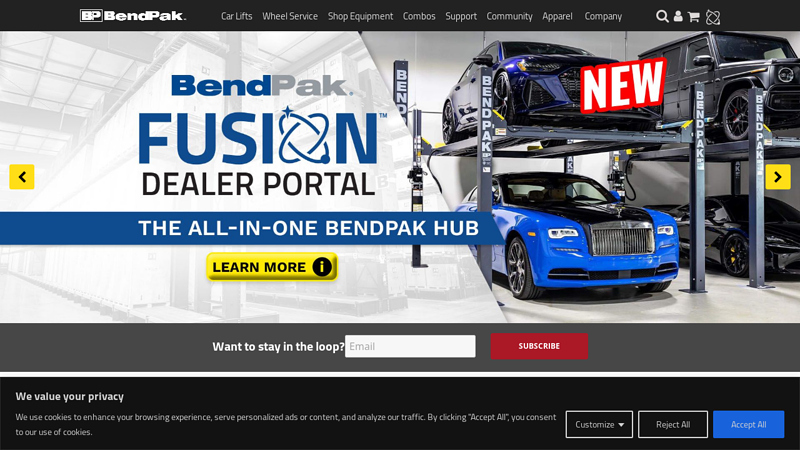 BendPak - Car Lifts, Wheel Service, Shop Equipment and more!