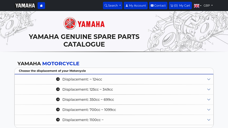 # YAMAHA - Genuine Spare Parts Catalogue