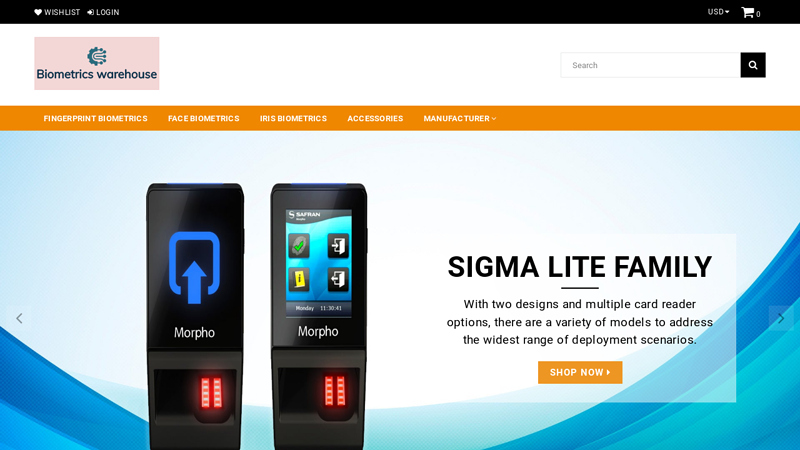 Online Store C Biometrics Warehouse