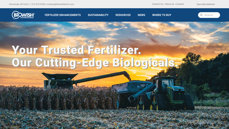 BiOWiSH? Fertilizer Enhancement