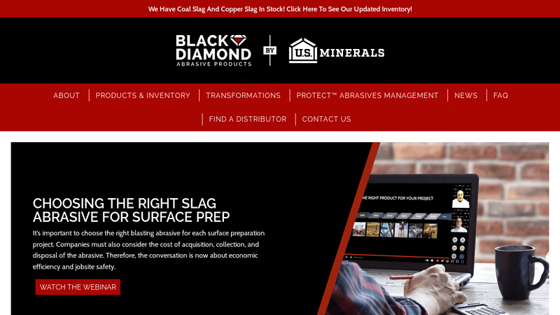 Black Diamond Abrasives | Industry Leading Blasting Media