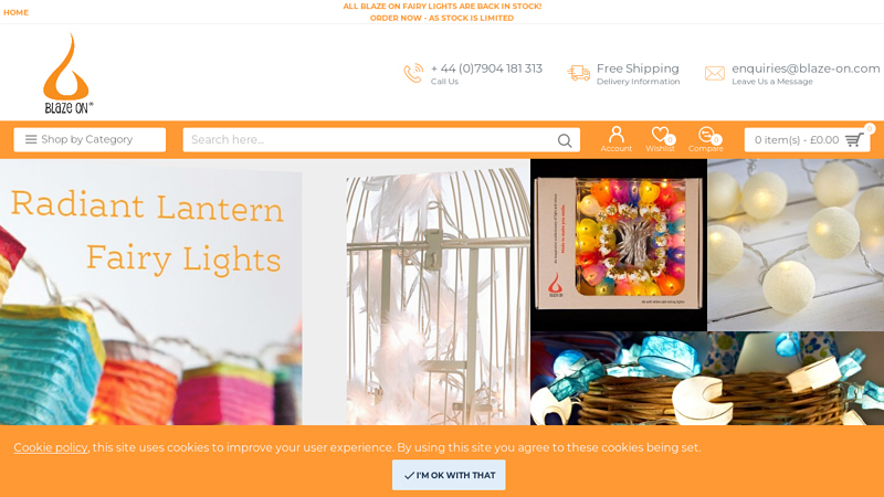Blaze On Fairy Lights UK | Beautiful Flower String Fairy Lights