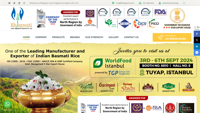 Long Grain Basmati Rice | 1121 Indian Sella Rice Manufacturers & Exporters in India.