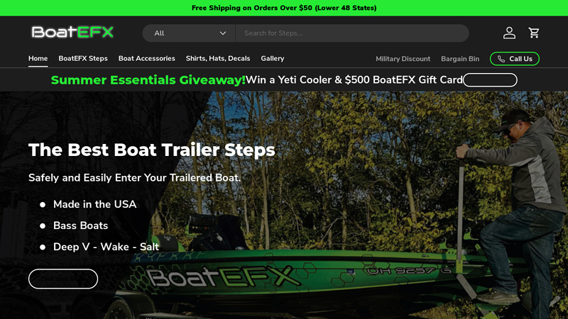 BoatEFX: Boat Trailer Steps; BoatEFX: Boat Trailer Steps