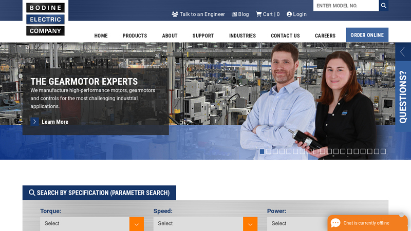 Gearmotors - AC & DC Electric Gear Motors - Bodine Electric Company