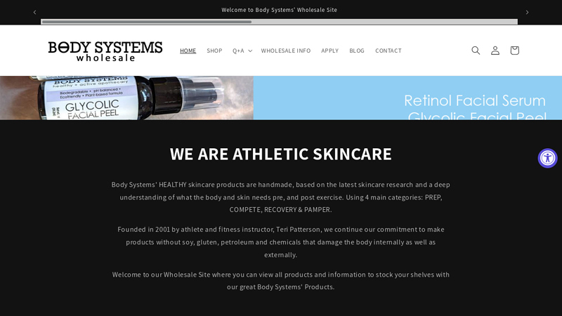 Wholesale Body Systems Skincare C bodysystemspro