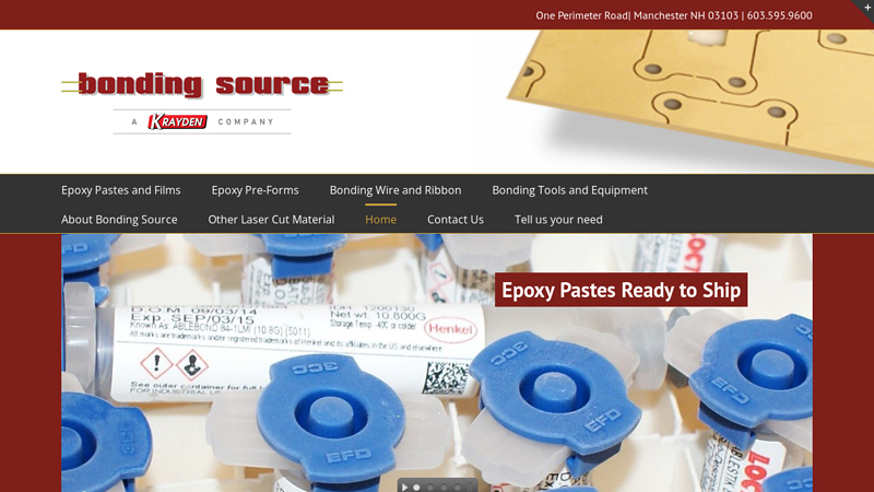 Bonding Source - Epoxies In Stock