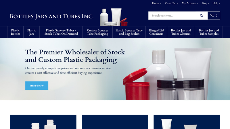 Home - Plastic Bottles | Bottles Jars and Tubes