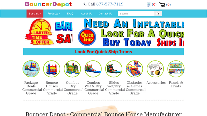 Commercial Bounce House Manufacturer