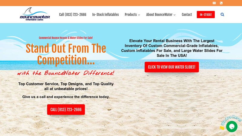 Inflatable Water Slides - (813) 723-2666 - BounceWater Inflatable Sales