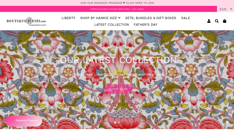 Boutique Heidi Handkerchiefs | Handmade in Ballarat | Boutique Heidi