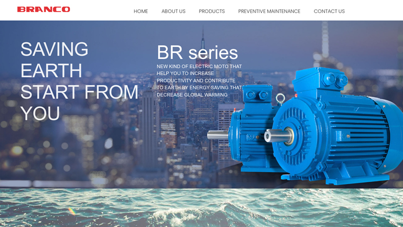 Energy Saving Electric Motor Supplier Malaysia : Branco
