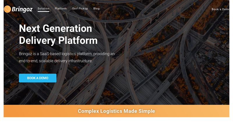 Bringoz - Complex Logistics Made Simple - Delivery Management Platform