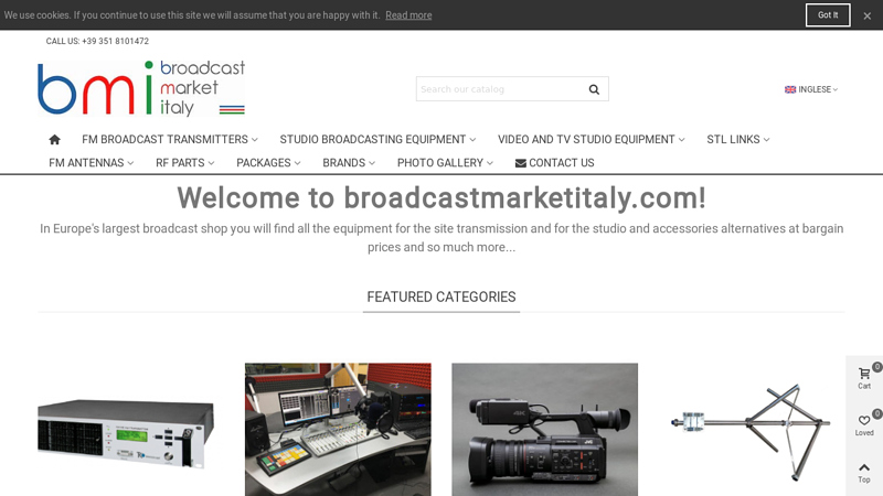 Broadcast Market Italy