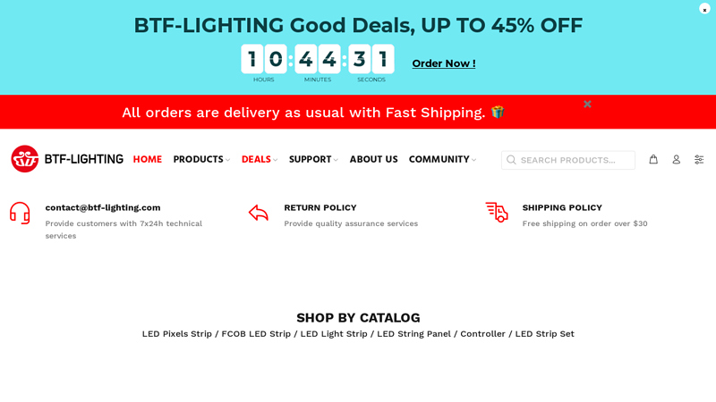 BTF-Lighting | OEM and ODM smart LED strip lights, pixel module C BTF-LIGHTING