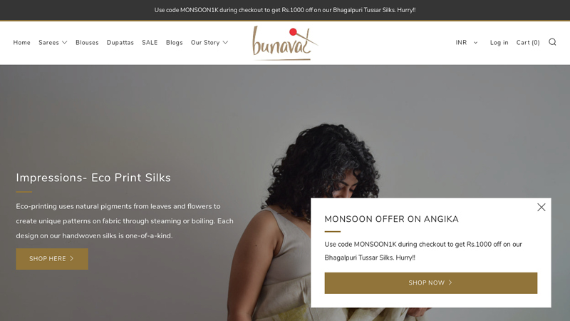 Bunavat - Authentic Indian Handloom Sarees & Apparels