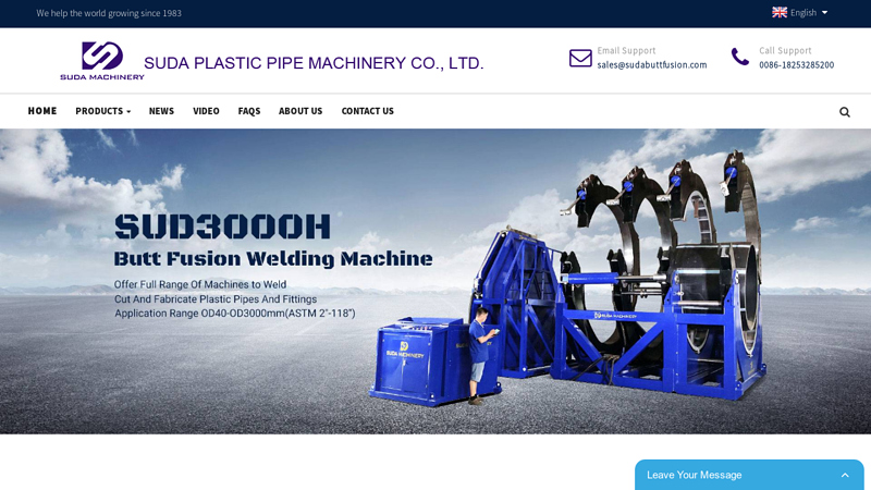 Thermofusion Welding Machine, Hdpe Electrofusion Fitting, Band Saw Machine - Suda