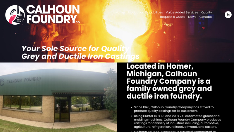 Calhoun foundry | Quality Grey and Ductile Iron Casting calhoun foundry