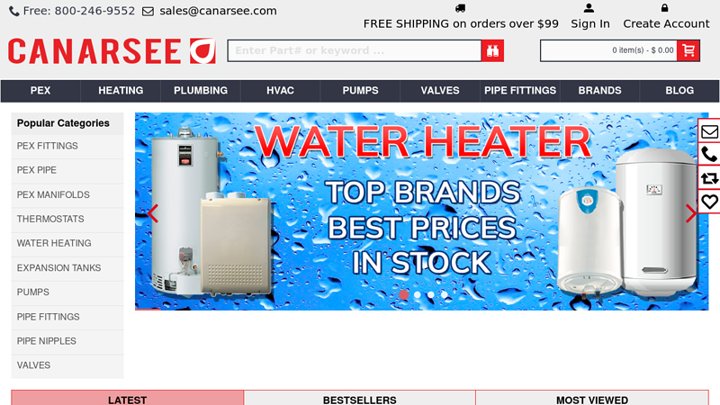 PEX, Heating, Plumbing and HVAC Supplies | Canarsee