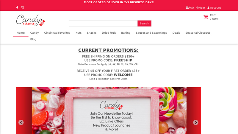 Buy Candy Online | Fresh Candy Shipped Fast| CandyRetailer.com