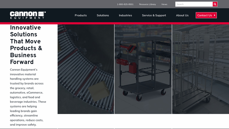Material Handling and Automation Equipment | Cannon Equipment