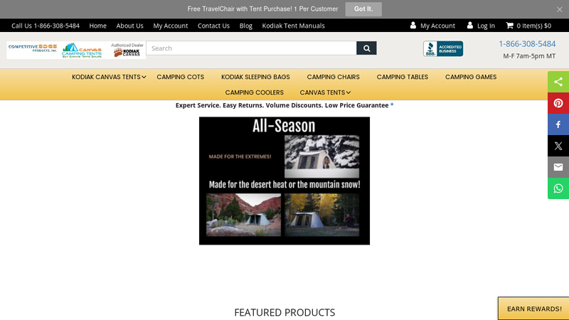 Buy Camping Gear Online | Canvas Camping Tents For Sale | Canvas Camping Tents