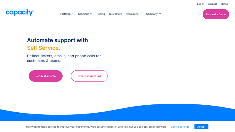 AI-Powered Support Automation Platform | Capacity