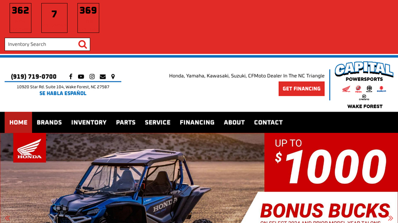 Powersports Dealer in Wake Forest, NC | Capital Powersports