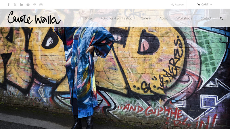 Original Painted Clothes - Carole Waller designed coats, jackets & scarves