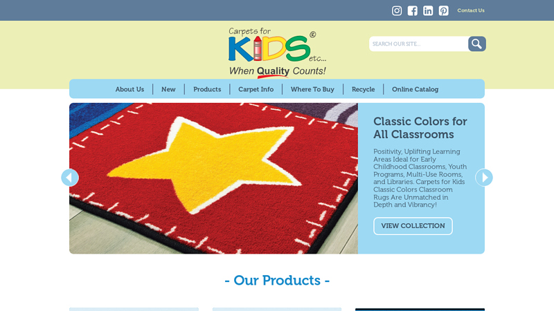 Educational Classroom Rugs | Classroom Carpets | Preschool Carpet Tiles