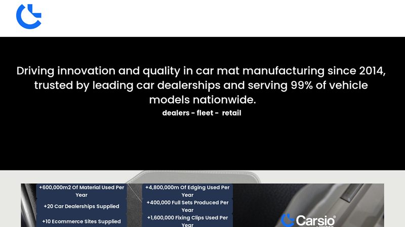 Carsio Group - Manufacturer & Distributor of Automotive Mats
