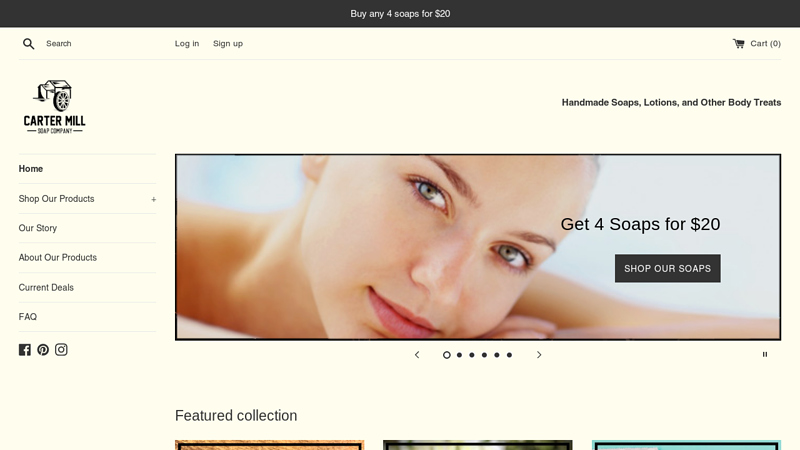 Carter Mill Soap Company - Handmade Soaps Lotions & Other Body Treats