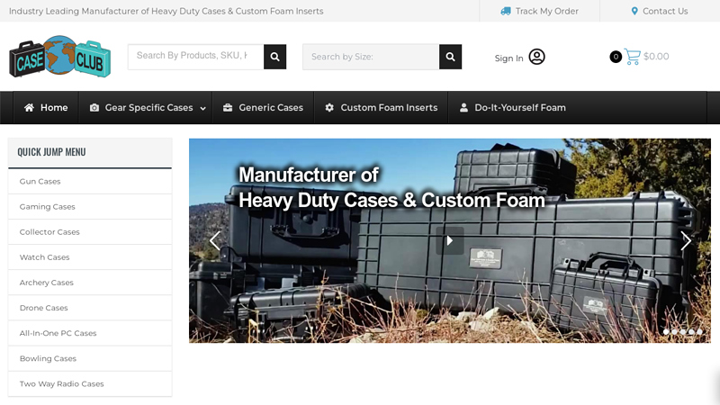 Case Club - Manufacturer of Hard Sided Cases & Custom Foam Inserts