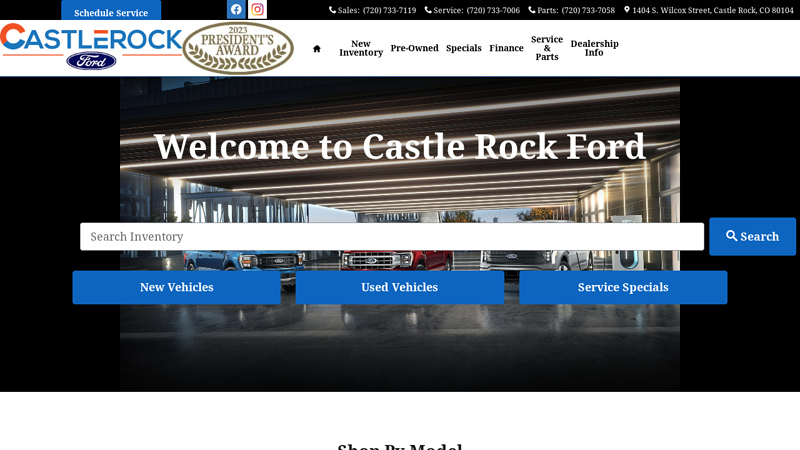 New & Used Ford Dealership - Castle Rock CO