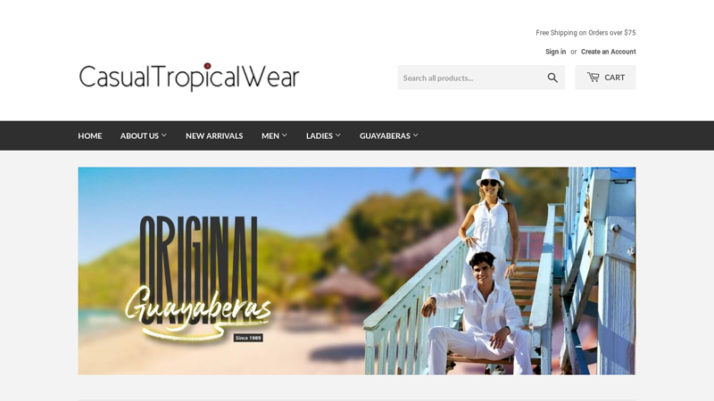 Casual Tropical Wear | Guayabera | Beach Wear | Linen Men & Ladies