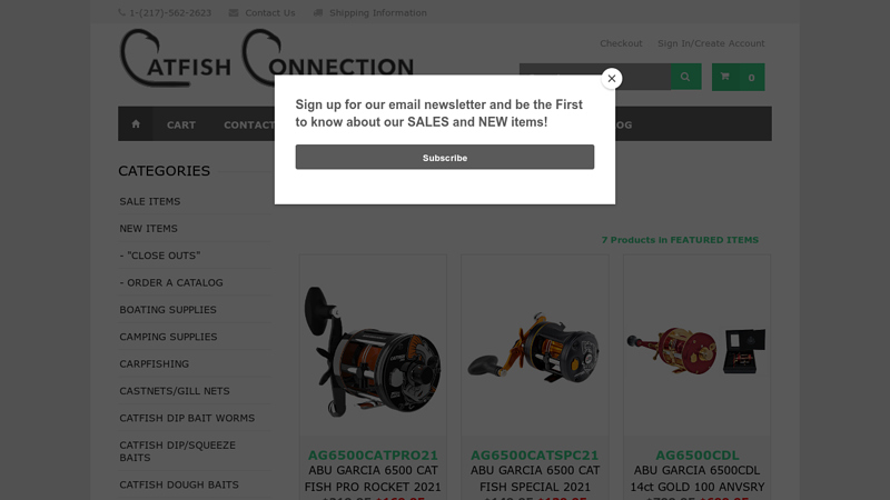 Catfishing Supplies: Rods, Reels, and More | Catfish Connection