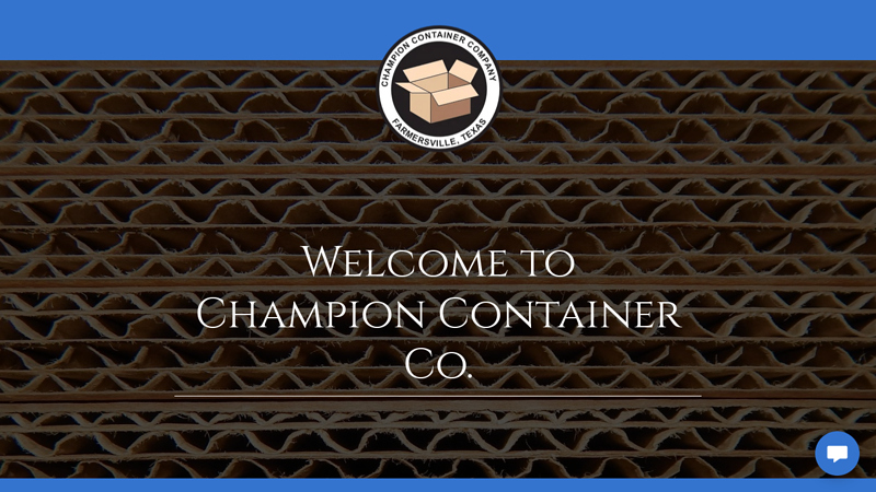 Champion Container - Corrugated Boxes